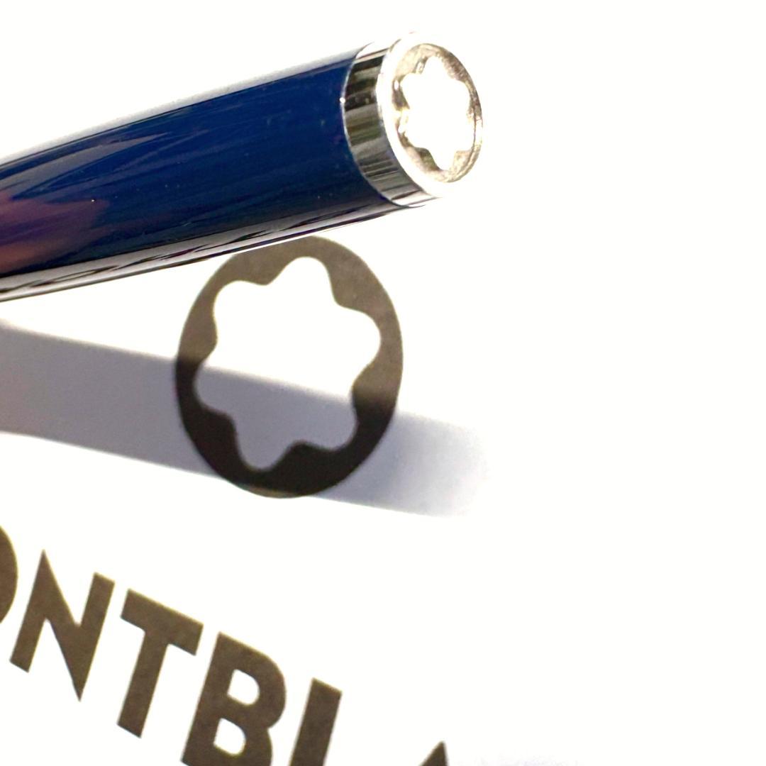 233.モンブラン　PIX　RB　ネイビー/Pt　MB114809　美品　希少品