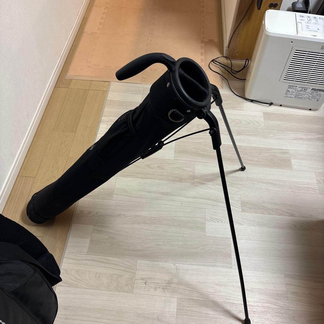 美品【2in1】ルコックゴルフ セルフクラブケース内蔵キャディバッグ