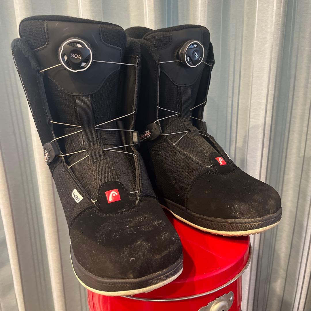 24.5㎝　head JR ヘッドブラック スノーボードブーツ