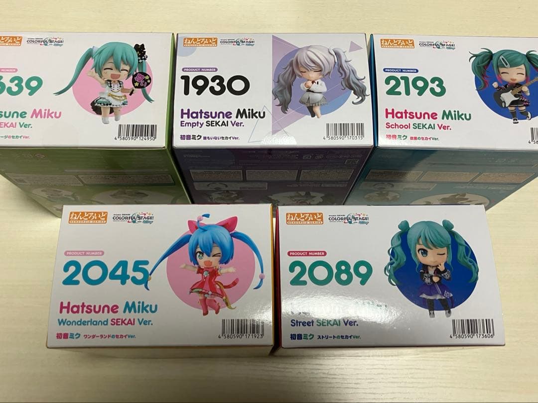 ねんどろいど プロジェクトセカイ ミク5点セット