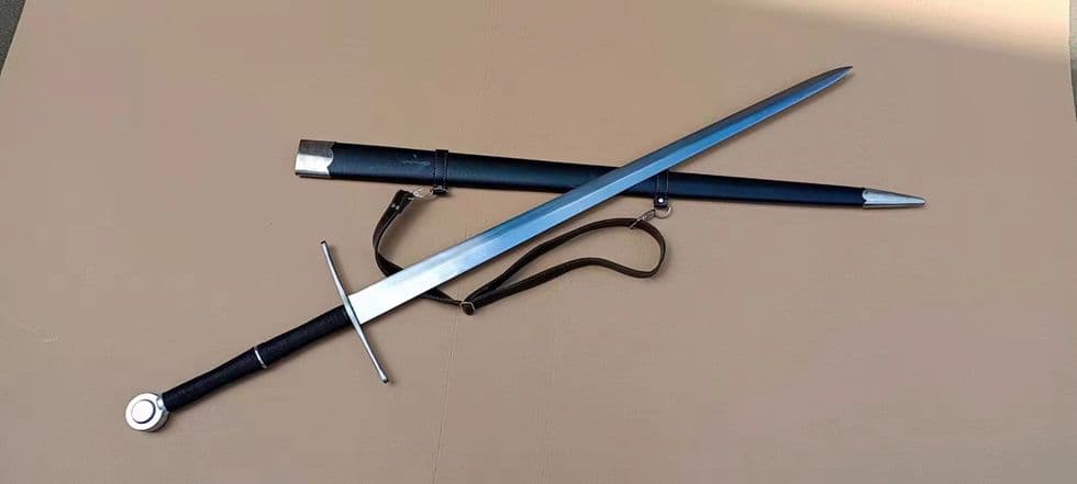 マンガン鋼西洋剣 古兵器 武具　刀装具　日本刀　模造刀 居合刀 長尺