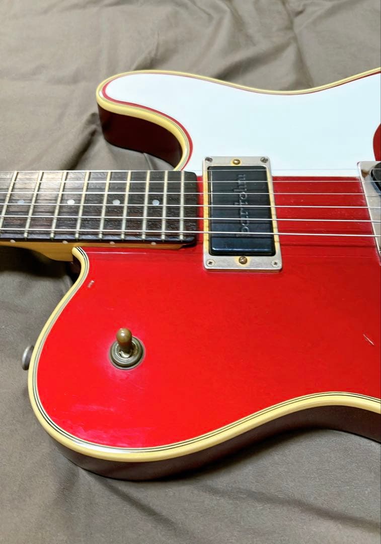 moon テレキャスタータイプレッド