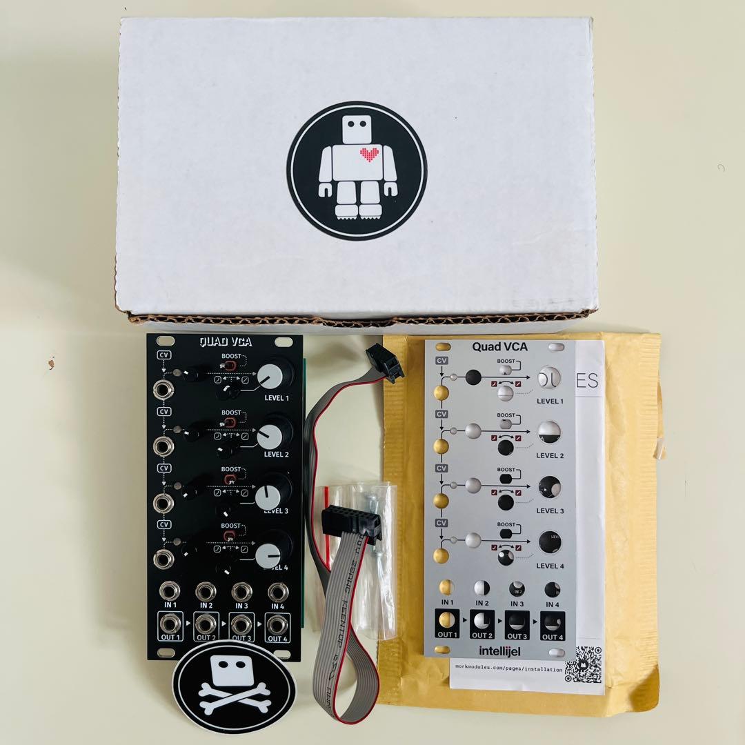 Intellijel Quad VCA 黒パネル ユーロラック モジュラーシンセ