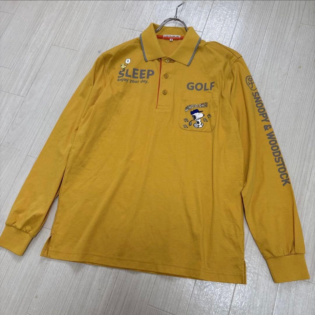 CASTELBAJAC カステルバジャック スポーツ スヌーピー 長袖ポロシャツ