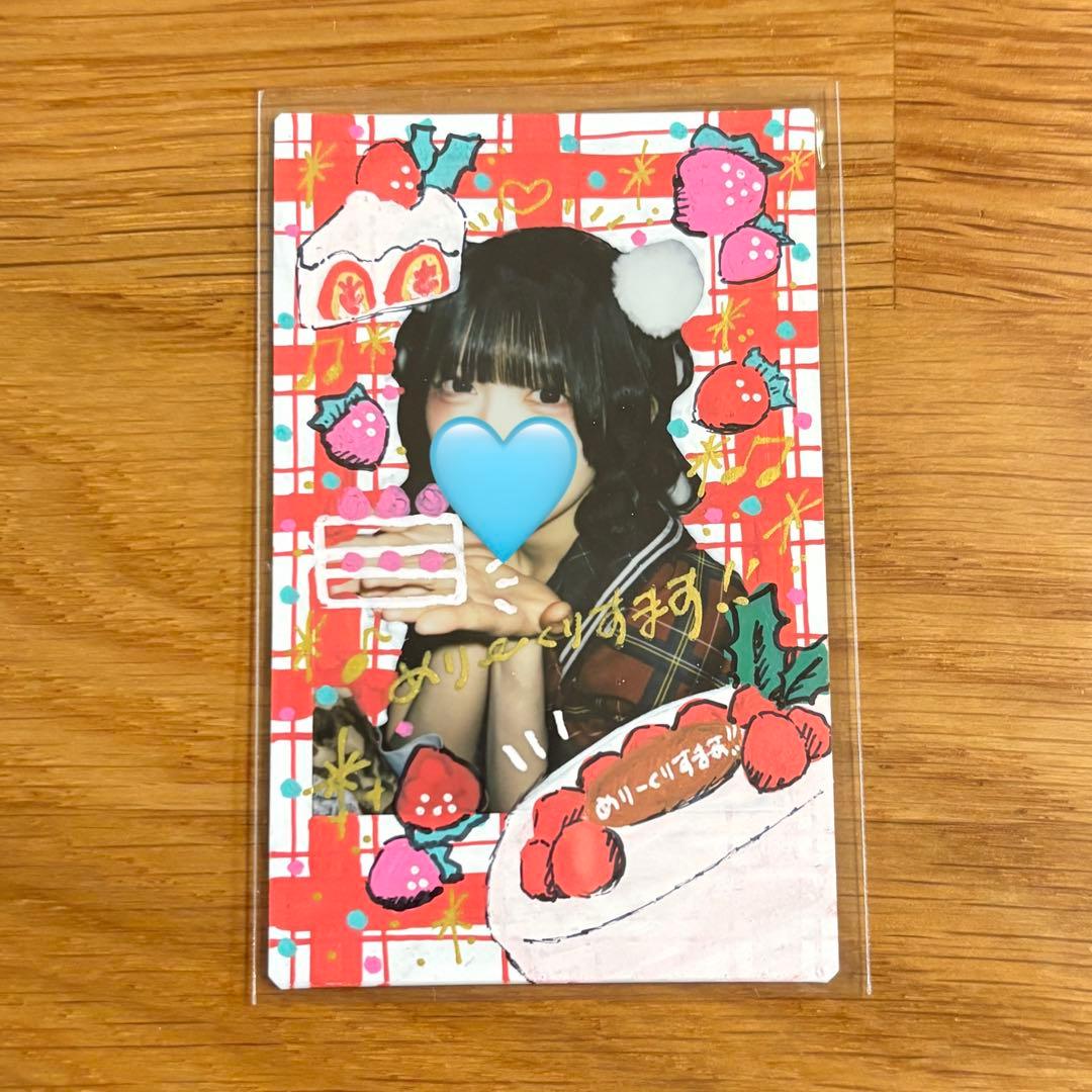 わ*や様 iON! 名雲めんま クリスマスランチェキ デコチェキ