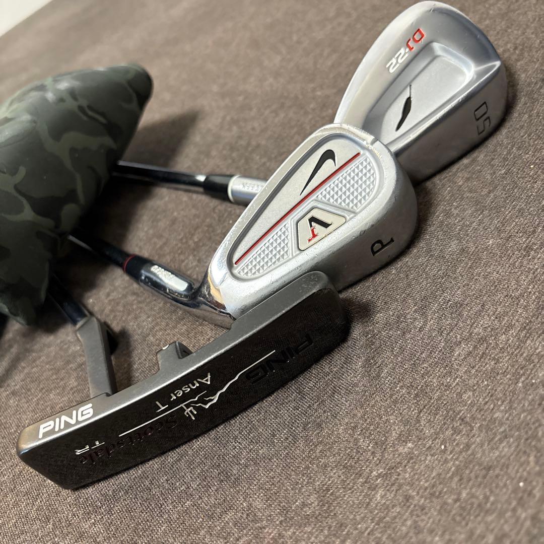 J.Lindeberg キャディバッグ ブラック/クラブ11本セット