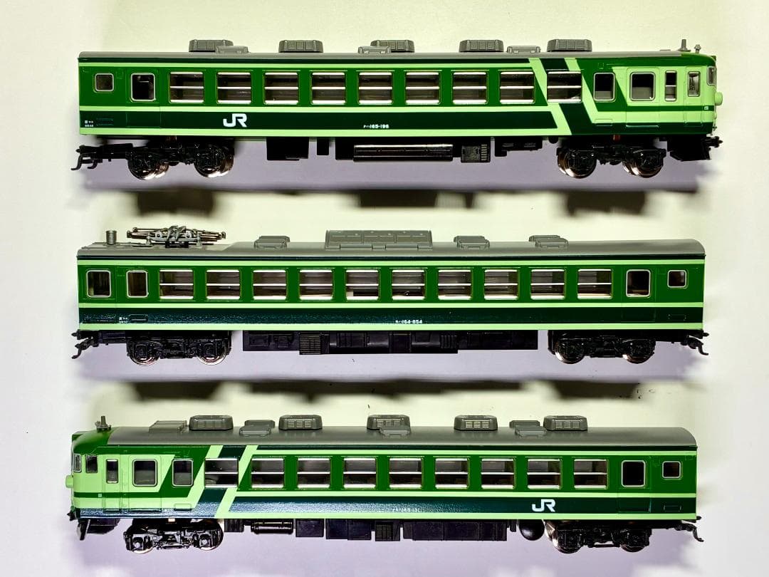 ★復刻 特別企画 希少モデル！★165系 ムーンライト グリーン 3両セット