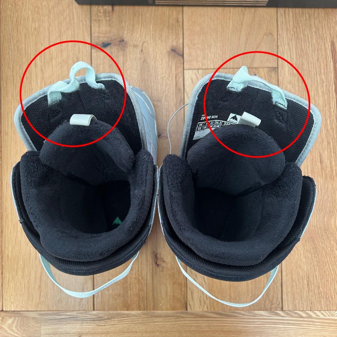 バートン キッズ スノーボードブーツ ボア ジップライン Burton