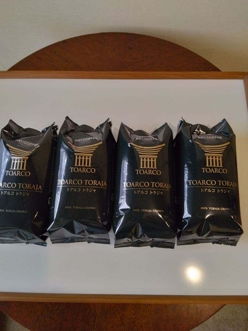 キーコーヒー　トアルコトラジャコーヒー豆200g入り　4袋