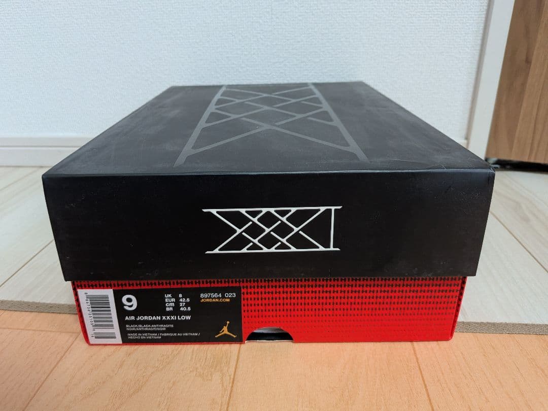 シューズ(男性用) jordan 31 low black