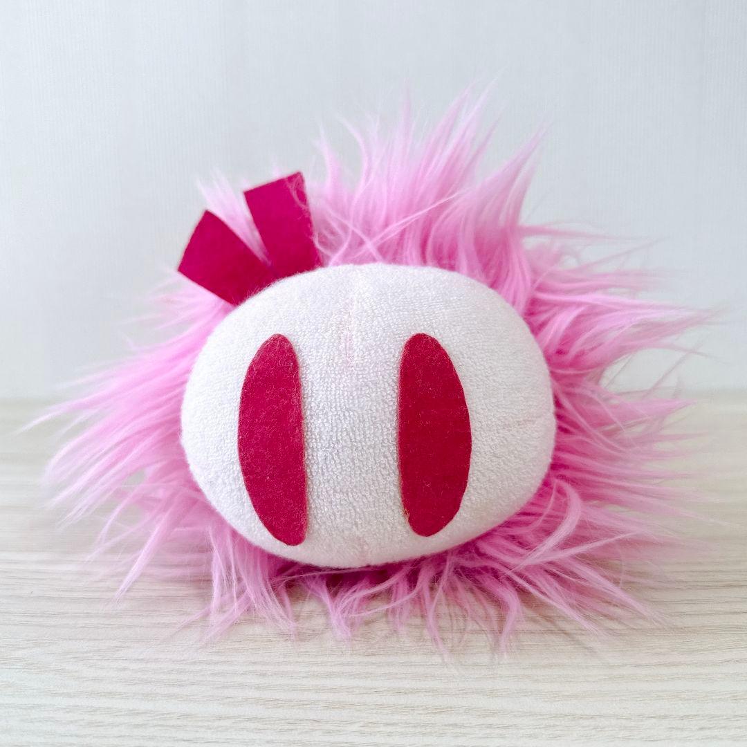 ニャッキ　ブルブルふんわり　ぬいぐるみ　ピンク　レア