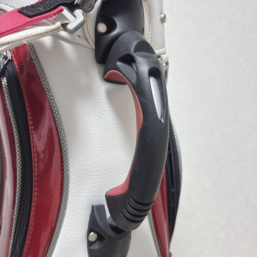 【美品】 オークリー キャディバッグ カート式 8分割 レザー・エナメル仕様