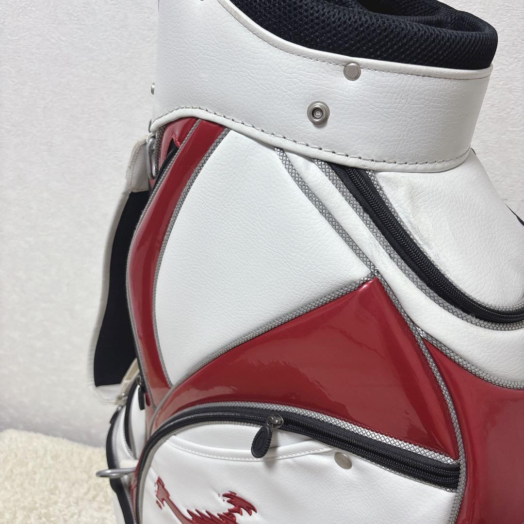 【美品】 オークリー キャディバッグ カート式 8分割 レザー・エナメル仕様