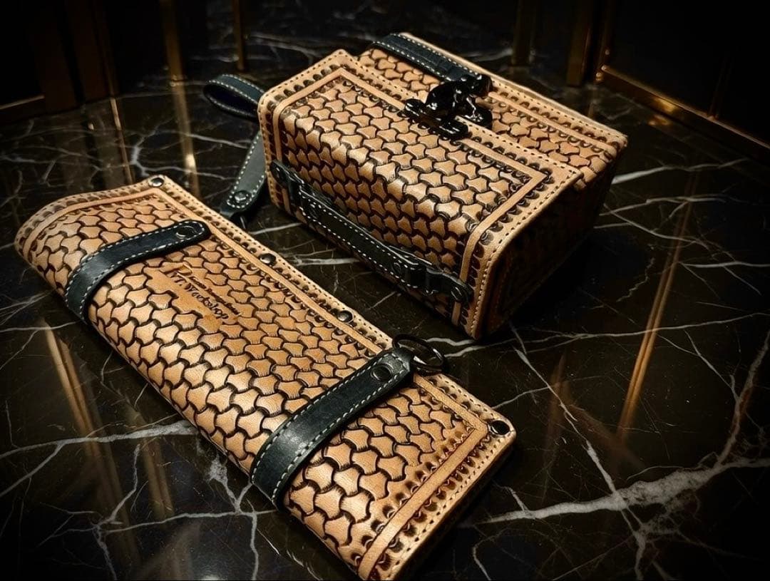 月末SALE!非売品/Pvt.Workshop極CL本革　デッキケース&ハーフ