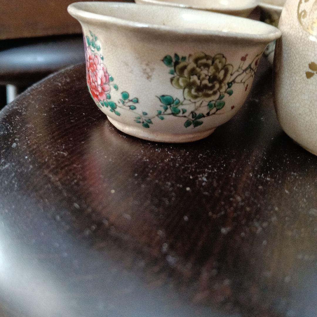 京都 粟田 錦光山 茶器セット 箱付き