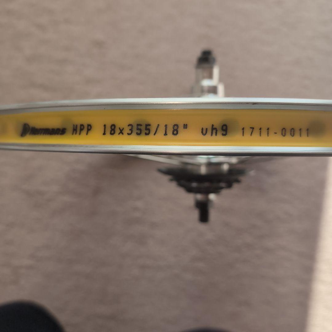 ブロンプトン自転車用アルミホイール 2速スプロケット付き