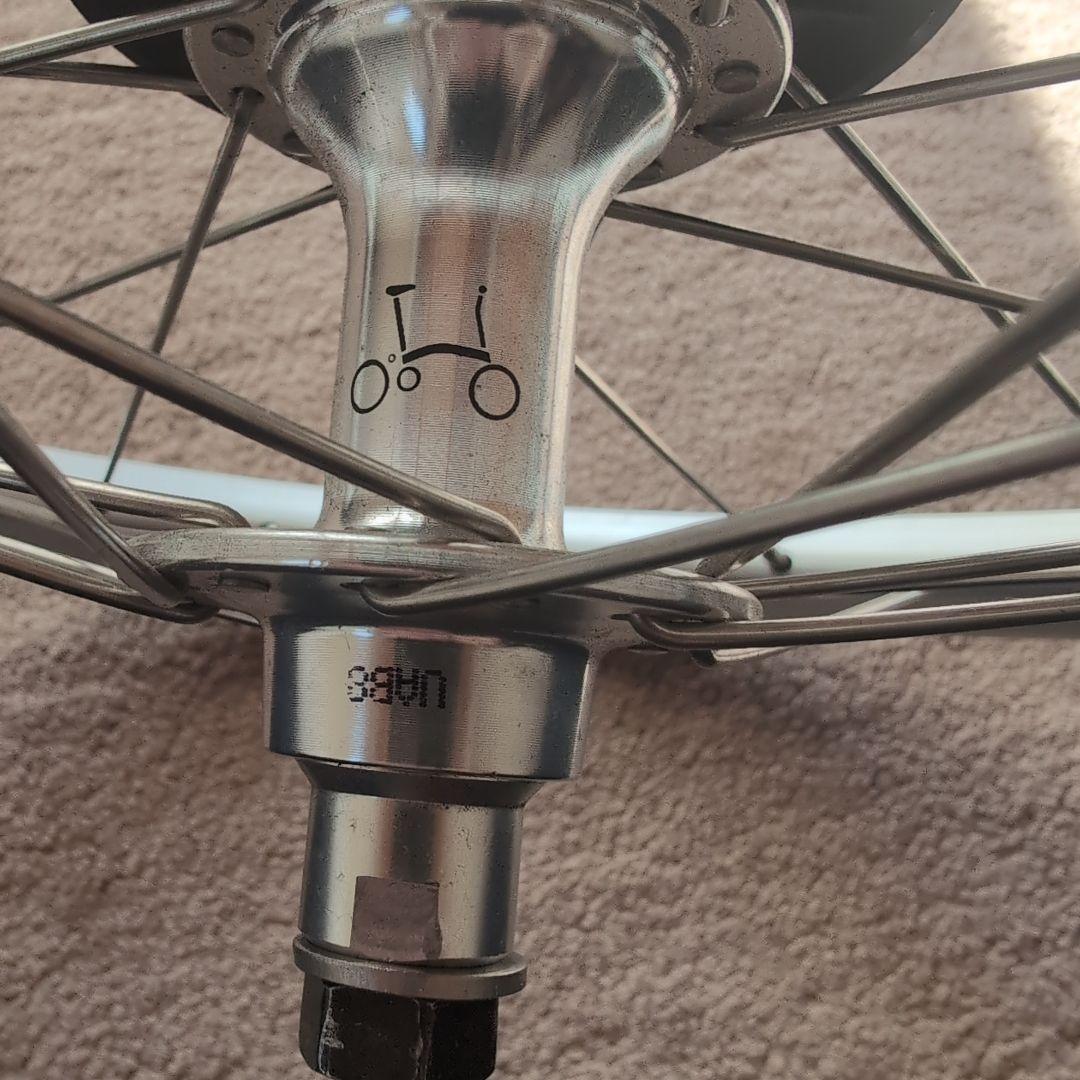 ブロンプトン自転車用アルミホイール 2速スプロケット付き