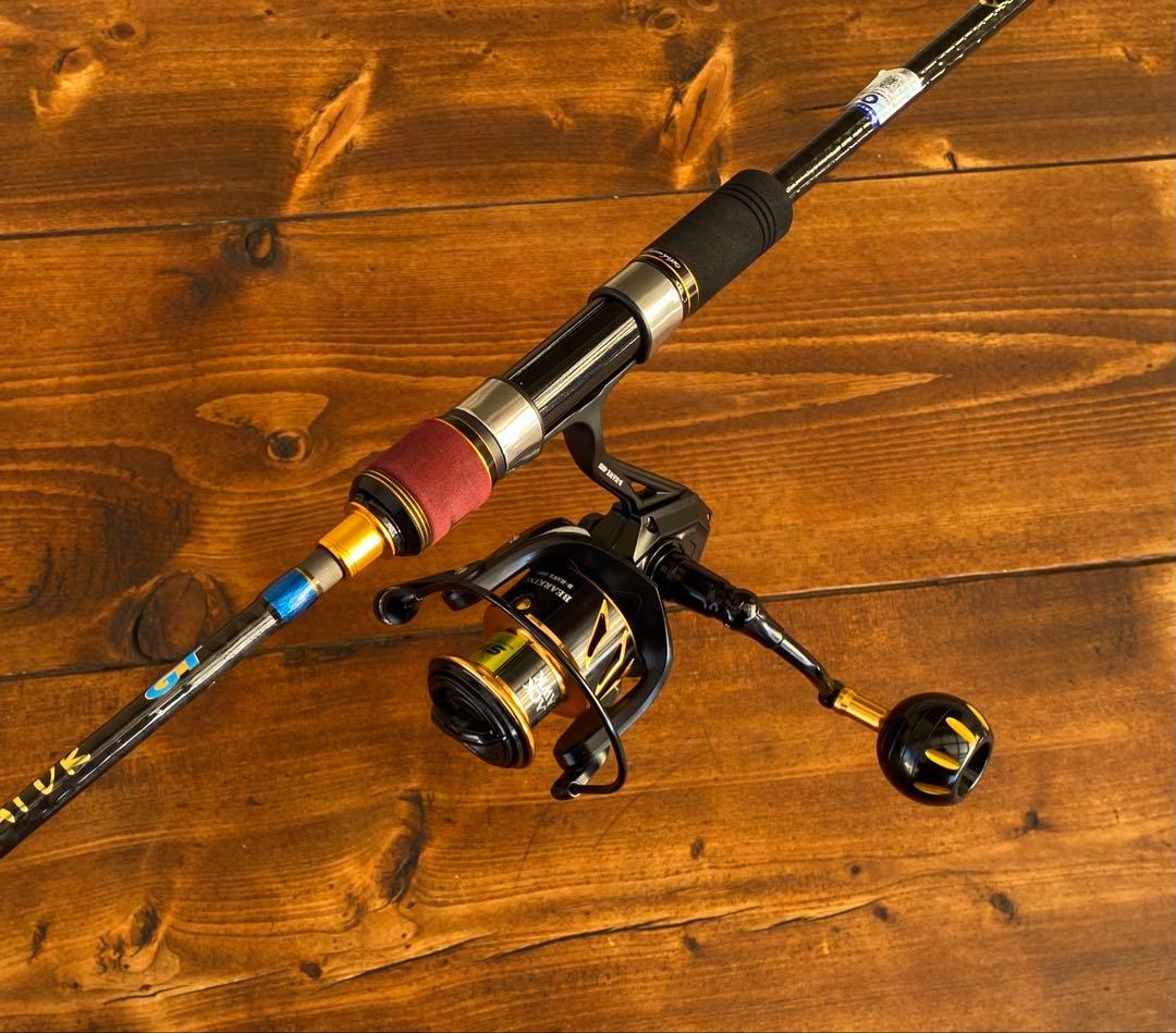 ジギングロッド　スピニングパックロッド　Fujiガイド タイラバ　3ピースロッド