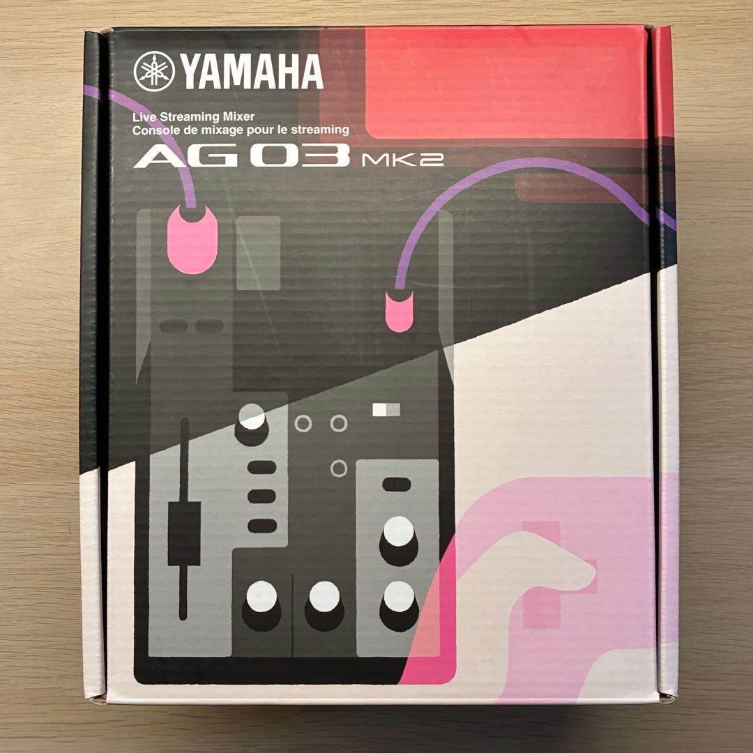 YAMAHA AG03MK2 3ch ライブストリーミングミキサー ブラック