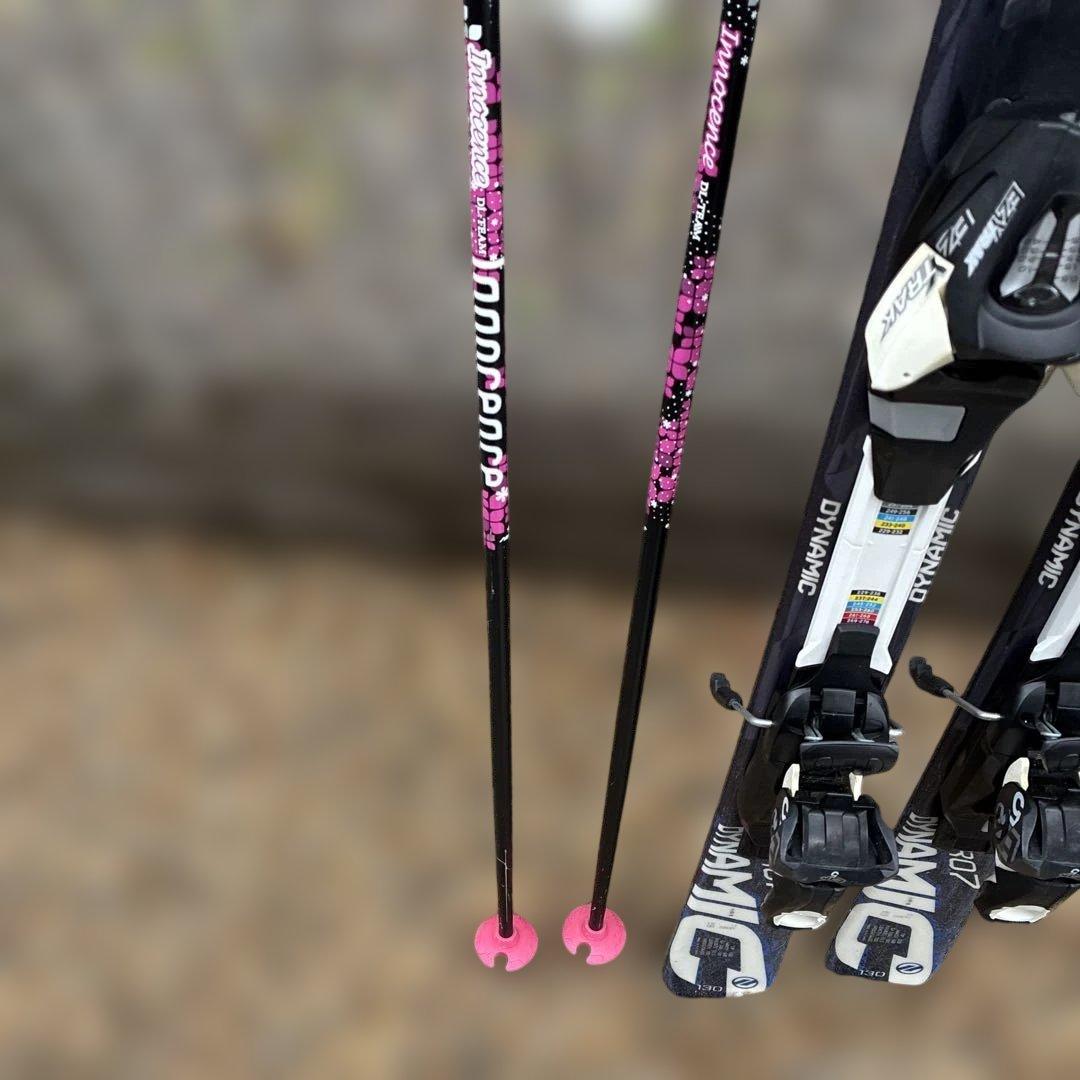 DYNAMIC スキー板　ストックおまけ