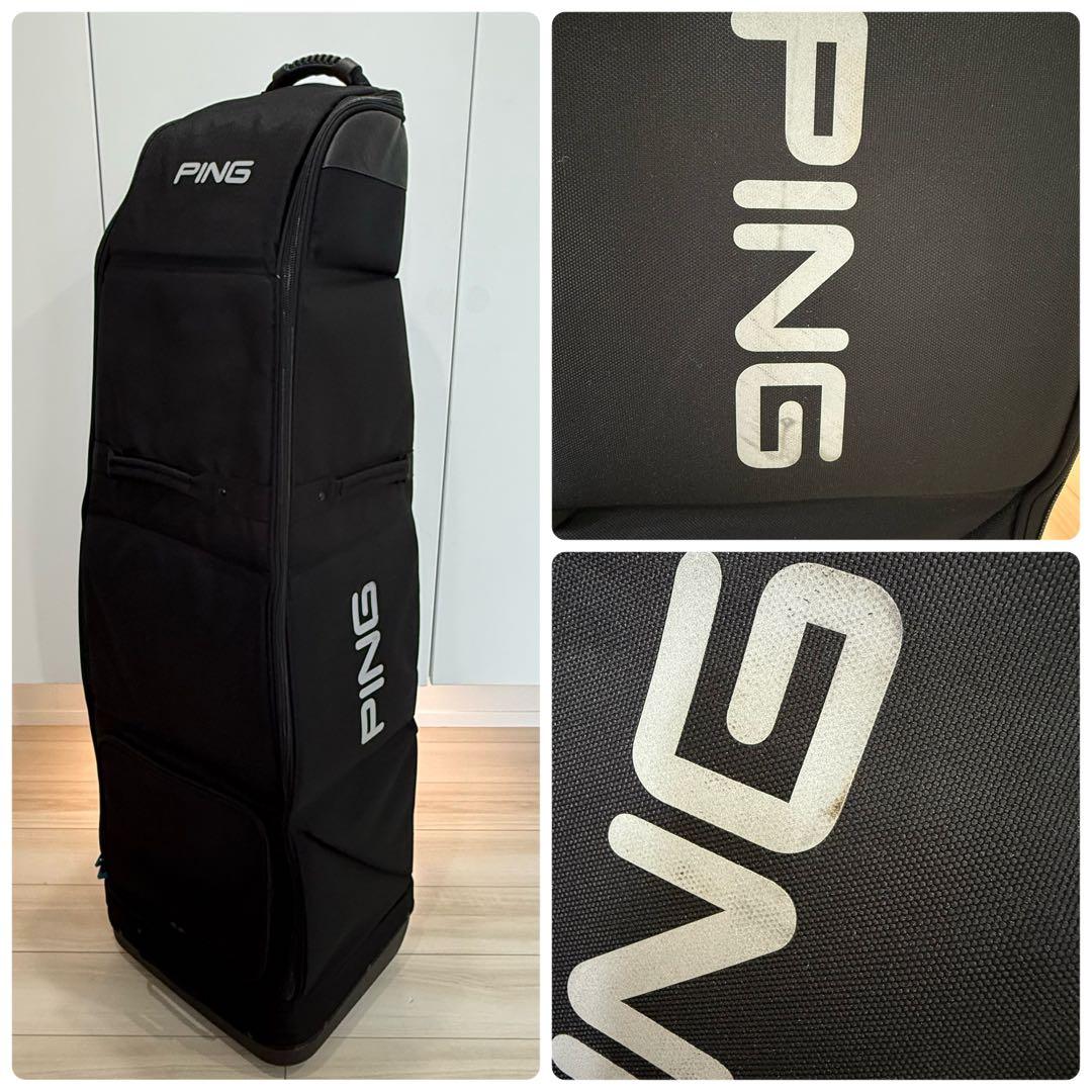 PING ピン ゴルフ用 トラベルバッグ キャリーケース 折りたたみ可能