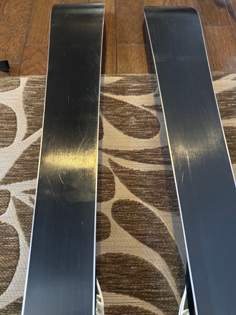 ジュニアスキー120cm/ストック96cm(ワックス済み）