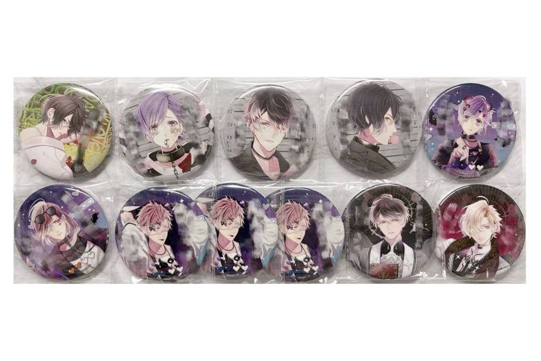 ディアラバ 受注限定 メッセージ入り缶バッジ99点/クリアカード79点