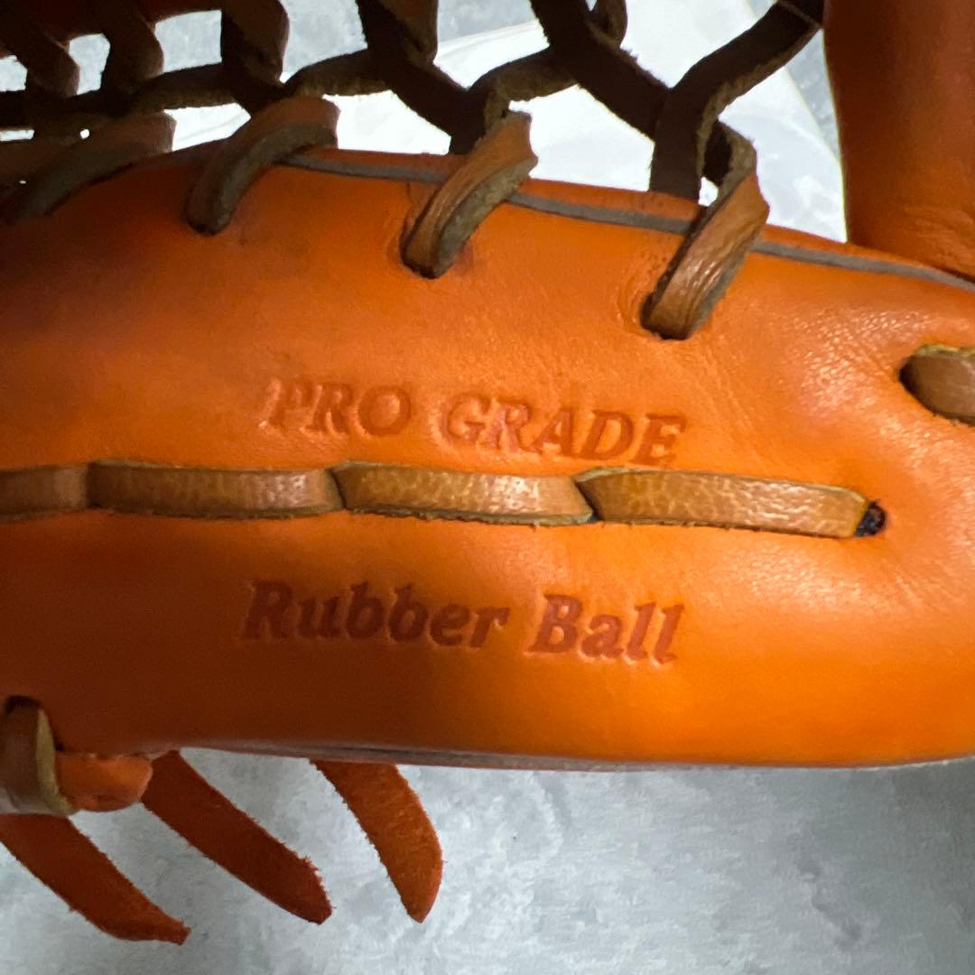 ローリングス　軟式グローブ外野手用　オレンジ