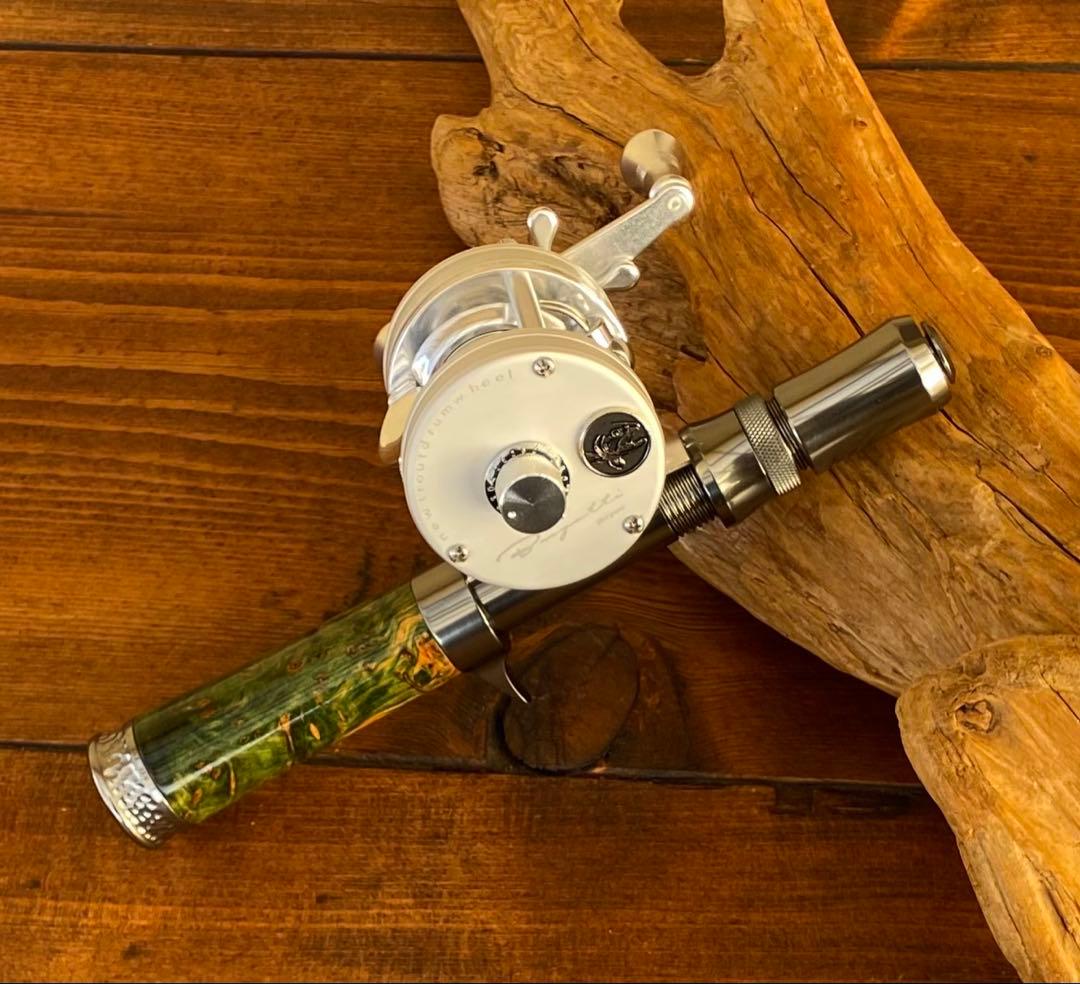 トラウトグリップ　インロッドフェルール　渓流　ベイトロッド　スタビライズドウッド