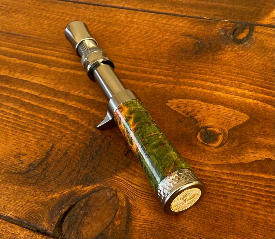 トラウトグリップ　インロッドフェルール　渓流　ベイトロッド　スタビライズドウッド