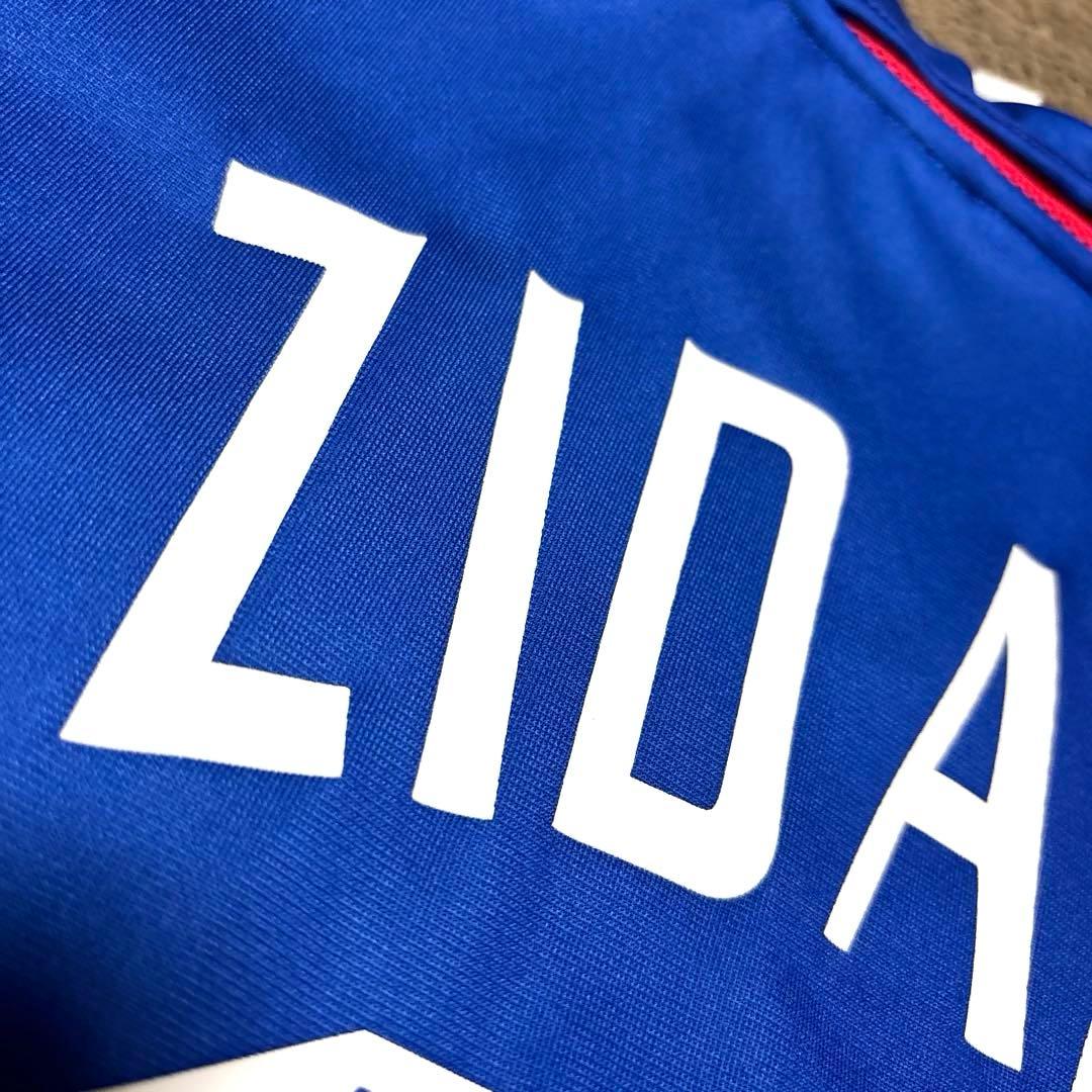 【美品】フランス代表 2004 ホーム ユニフォーム ジダン アディダス #10