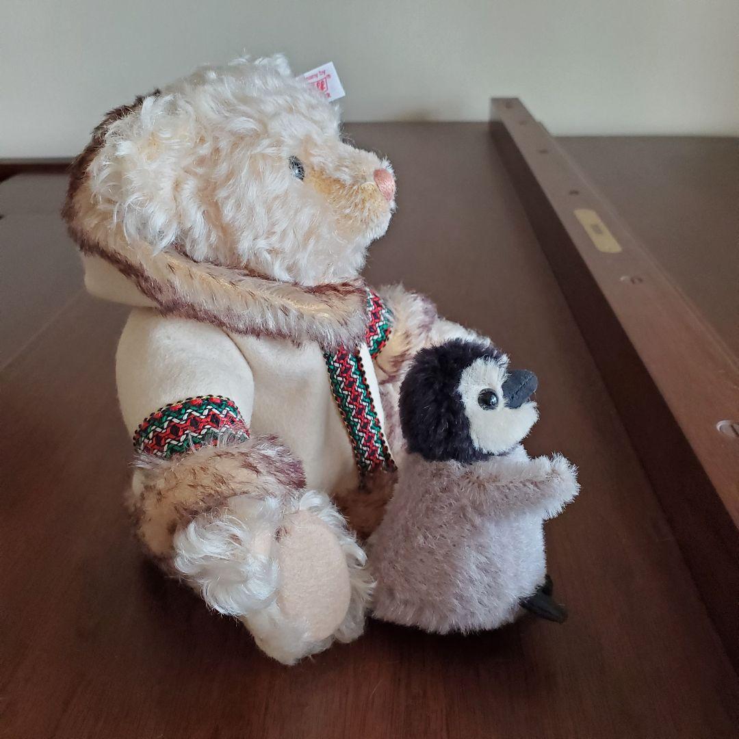 【みなみ】 Steiff エスキモーベアとペンギン 世界1500体限定品
