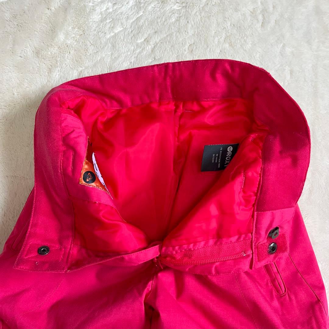 【美品✨】ROXY　スノボウェア　上下セット　L　M 総柄　ロゴ　ピンク