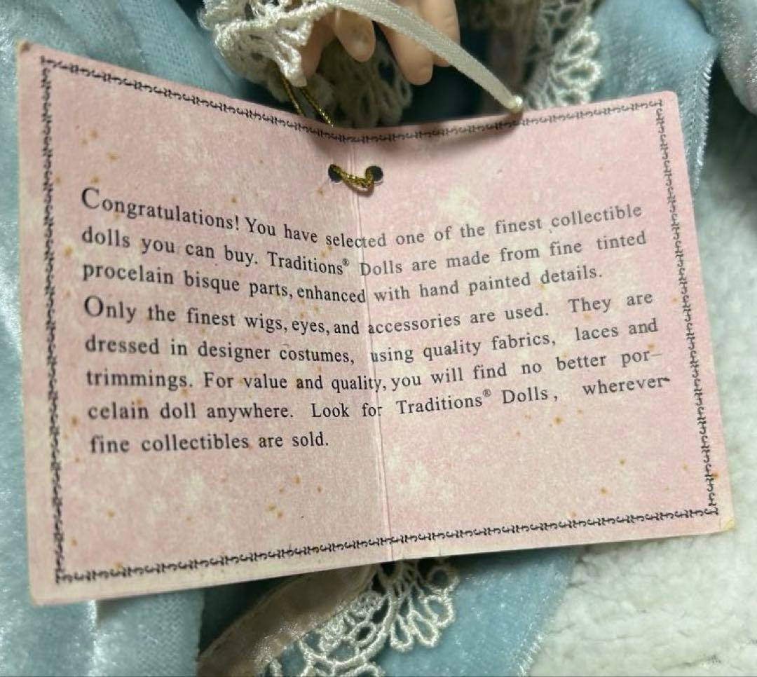 ビスクドール　トラディションズ ドールコレクション タグ•イス付き