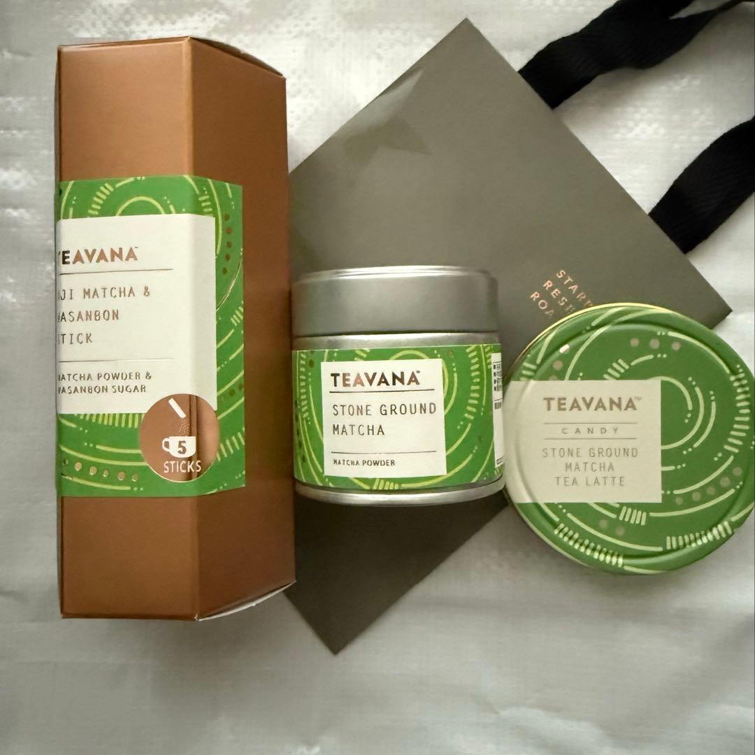 teavana石臼抹茶宇治　抹茶&和三盆スティック　石臼抹茶ティーラテキャンディ
