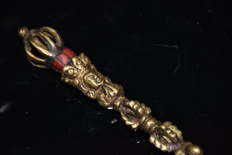 密教法器 空行母法器 降金剛尖 金剛杵 鎮宅辟邪 開運風水 招財 置物 工芸品