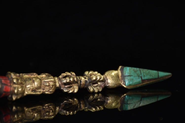 密教法器 空行母法器 降金剛尖 金剛杵 鎮宅辟邪 開運風水 招財 置物 工芸品