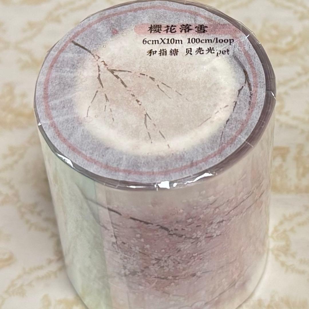 海外 PETテープ マスキングテープ 桜