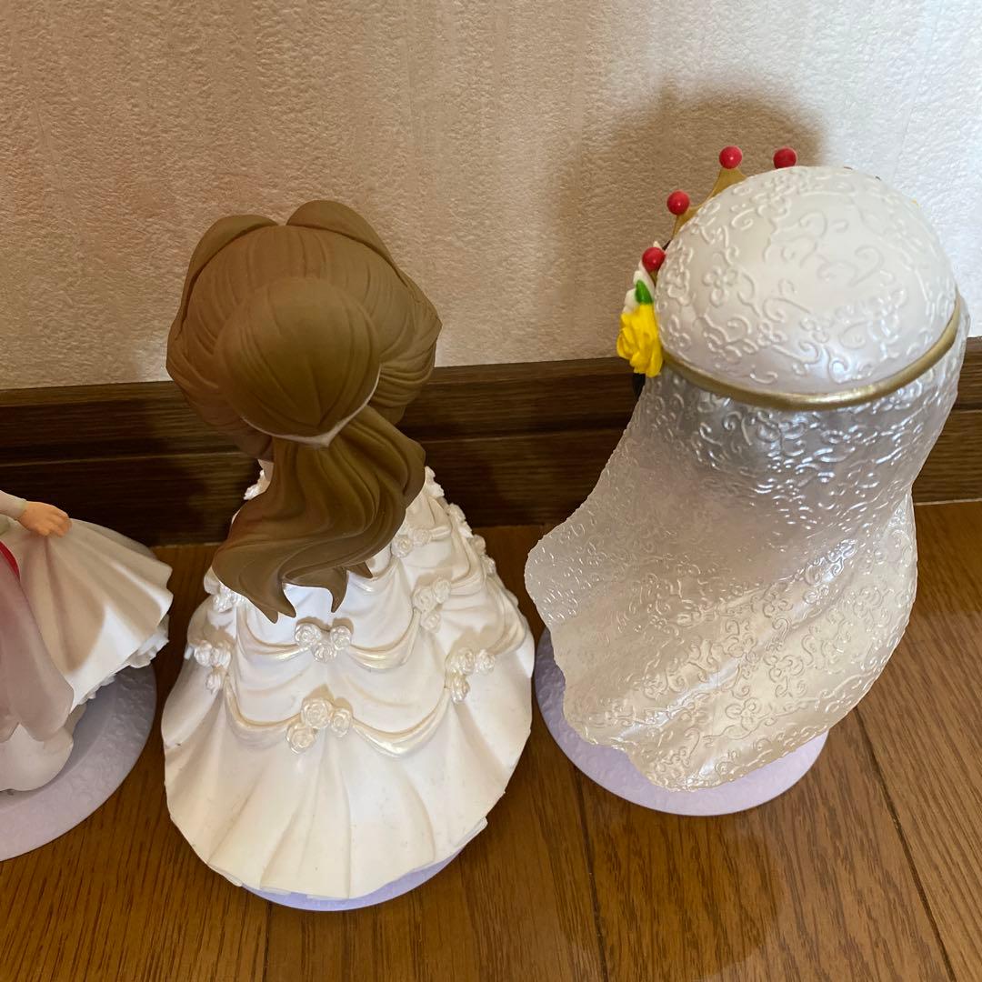 qposket プリンセス　ホワイトカラー　ディズニー　セット　ウエディング
