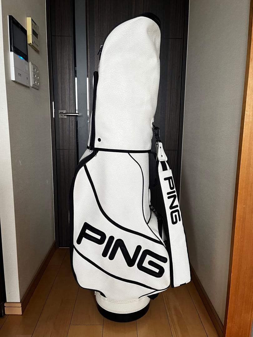 激レア！超美品！PING ピン　ヴィンテージ　キャディバッグ　レザー　激シブ希少