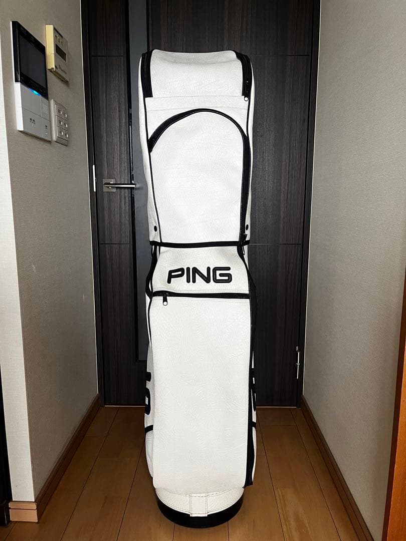 激レア！超美品！PING ピン　ヴィンテージ　キャディバッグ　レザー　激シブ希少