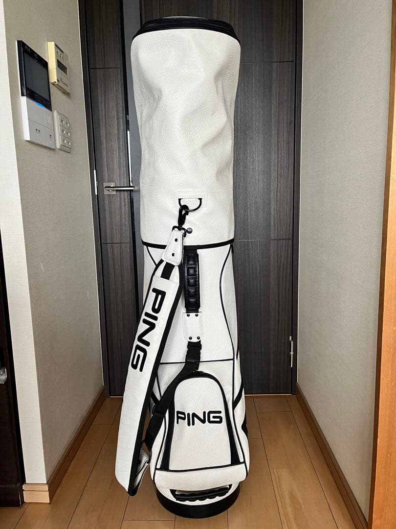 激レア！超美品！PING ピン　ヴィンテージ　キャディバッグ　レザー　激シブ希少