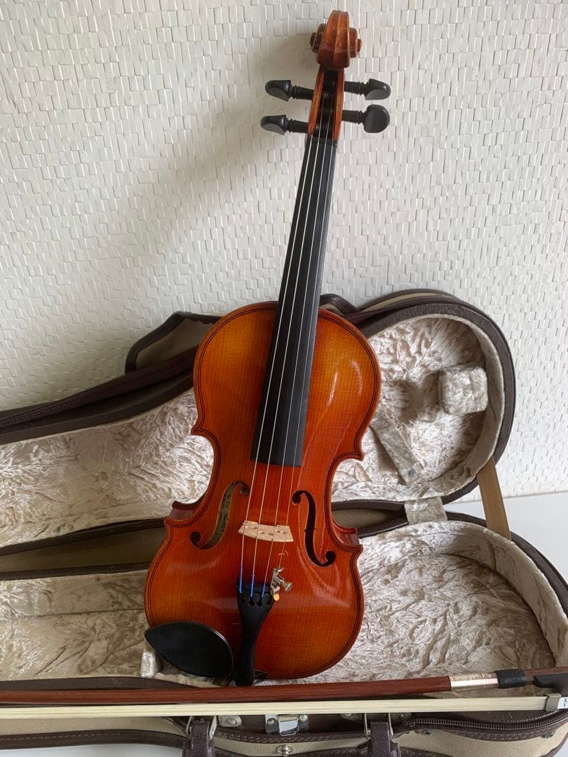 SUZUKI バイオリン 虎杢 No360 1/8 1978 弓 SHIMORA