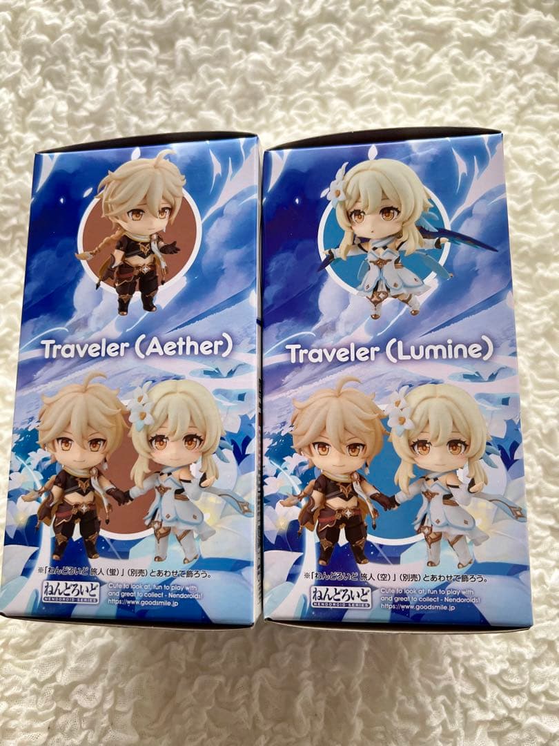 ねんどろいど 原神　旅人　空　蛍　2体セット　新品未開封品