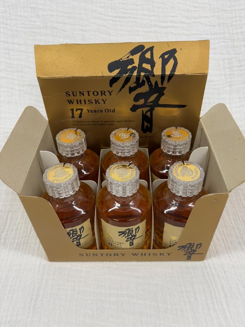 【ボトル未開封】サントリー 響 17年 ミニボトル 50ml×6本セット