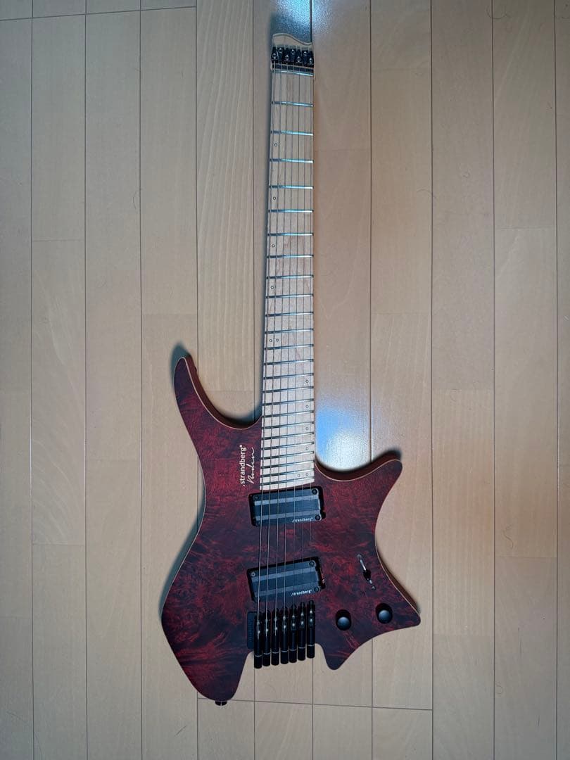 ギター Strandberg J7 Standard Poplar Burl Top