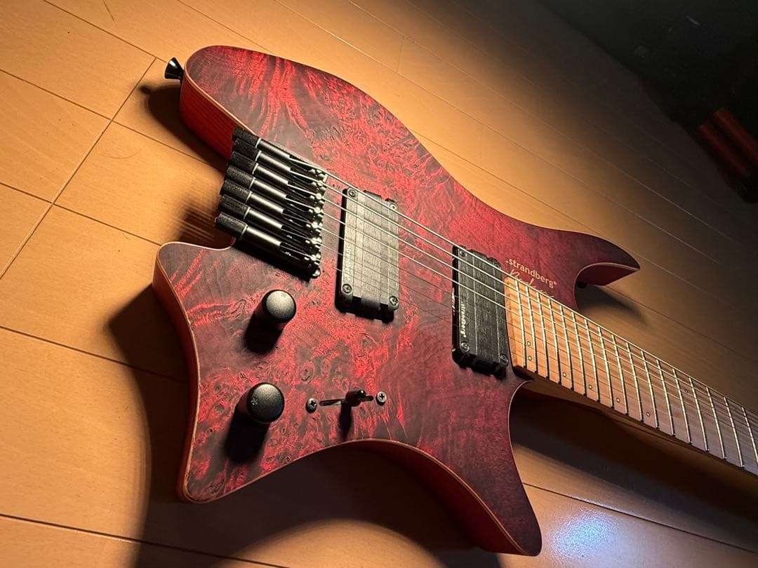 ギター Strandberg J7 Standard Poplar Burl Top