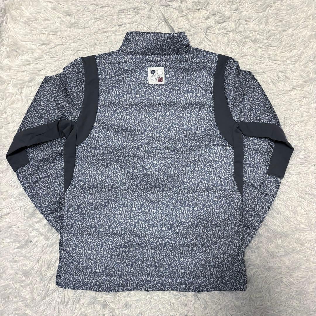 新品未使用 ZOY ブルゾン 総柄 ヒーター ゴルフウェア ジップ ハイネック