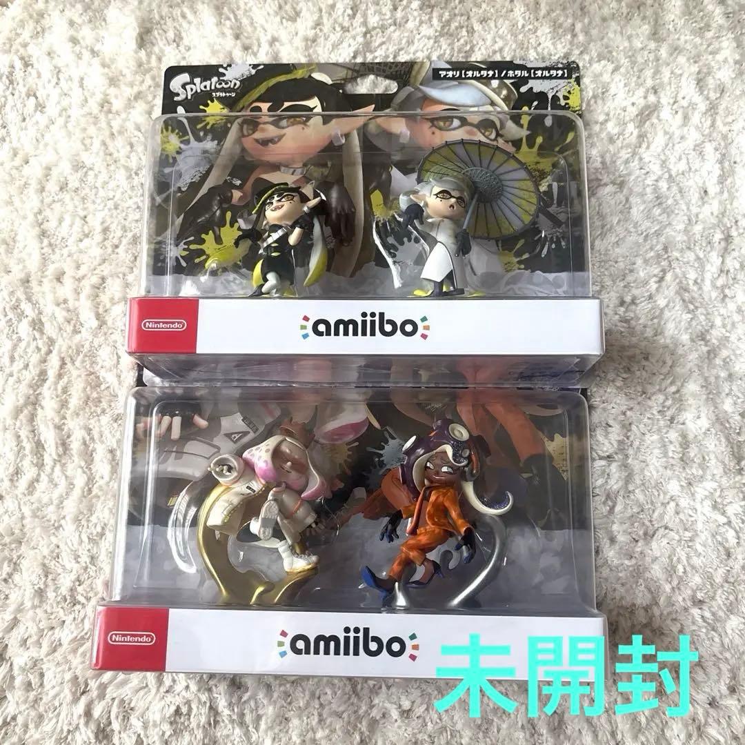Splatoon amiibo 2個セット (ヒメ&イイダ) (アオリ&ホタル)