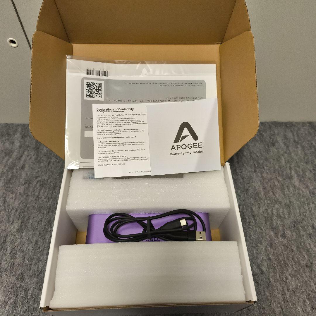 APOGEE BOOM USBオーディオインターフェイス